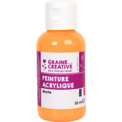 Acrylic Paint - 50ml - Orange - Mixed - Gloss Finish