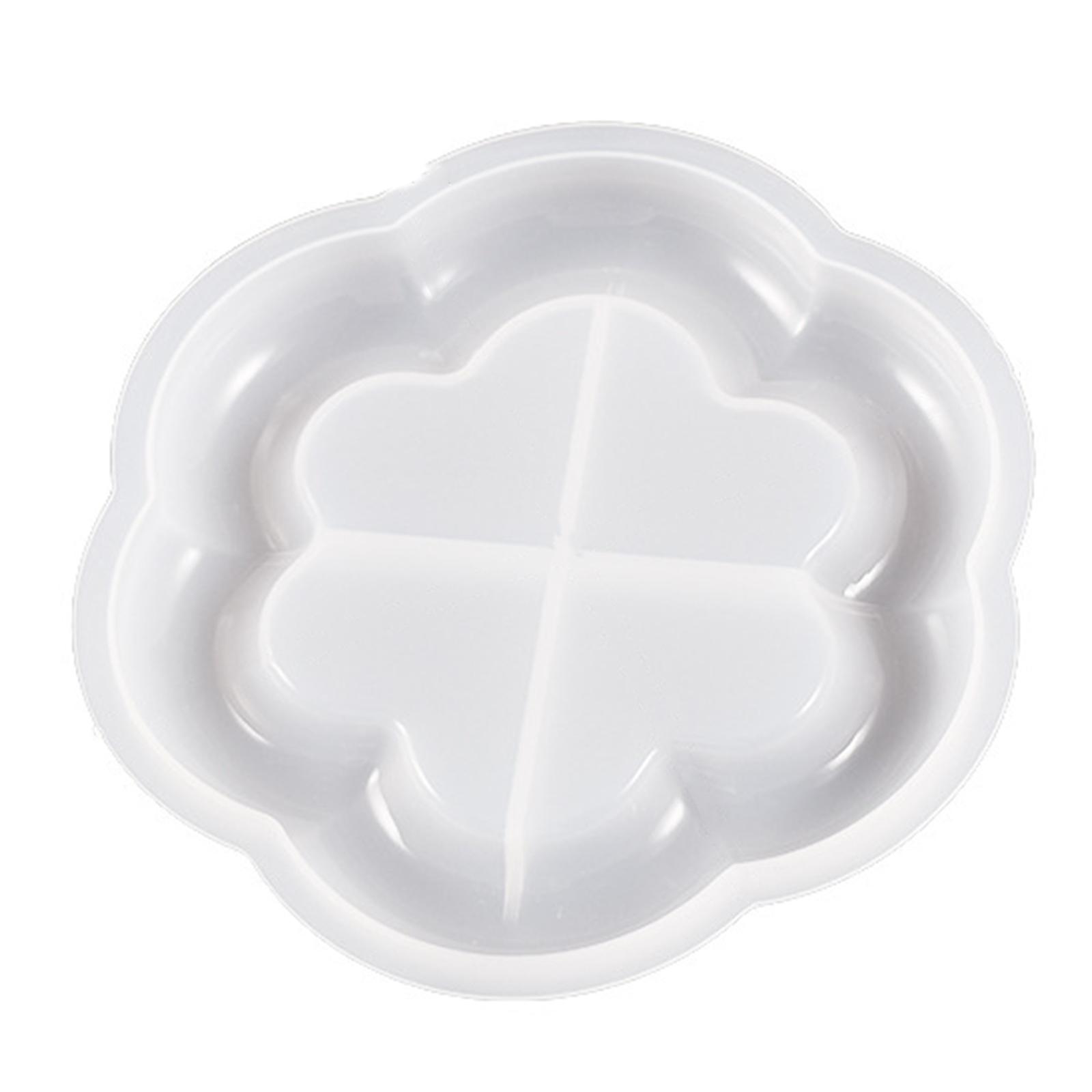 

Геометрическая силиконовая форма для подноса для организации украшений, канцелярских товаров, тарелка в форме цветка и облака, форма для смолы, форма для сердца 6