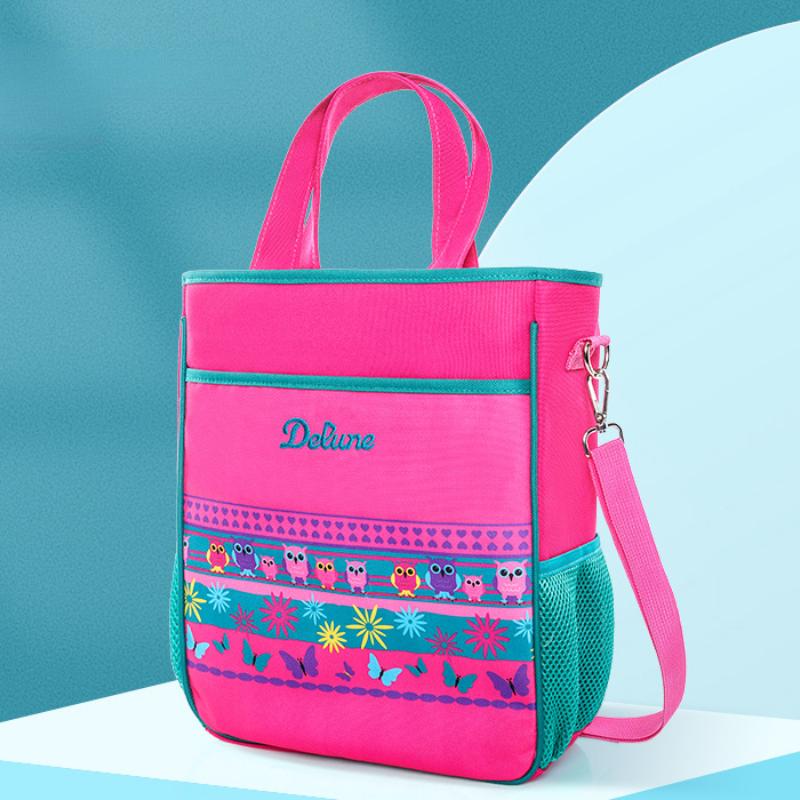 Dziecięca torba tutorialowa podwójnego zastosowania dla uczniów szkół podstawowych, na zajęcia treningowe, przenośna torba na ramię, wodoodporna tkanina Oxford