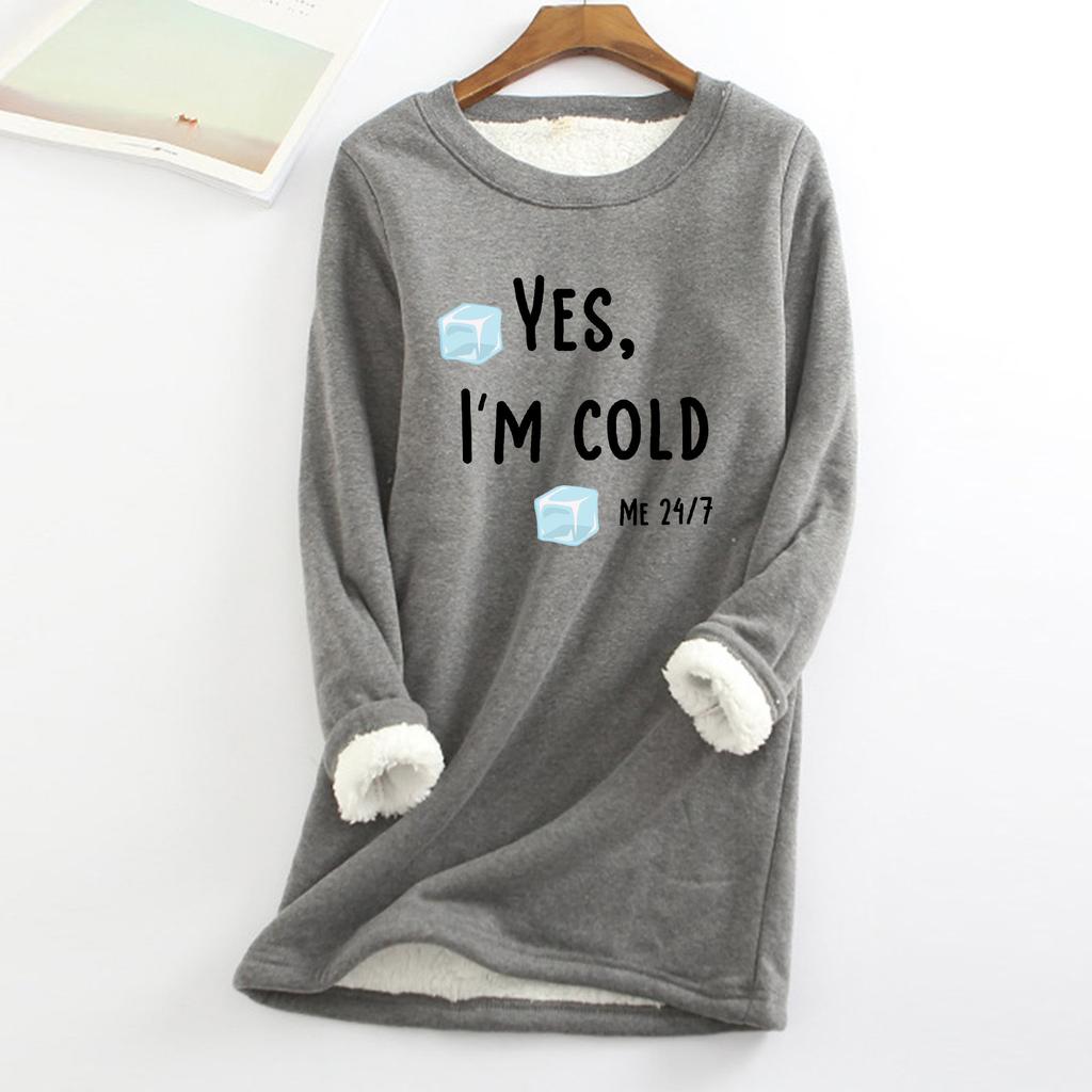 Women's Autumn Winter Plus Size Loose Thickened Velvet Warm Bottoming Shirt Top
