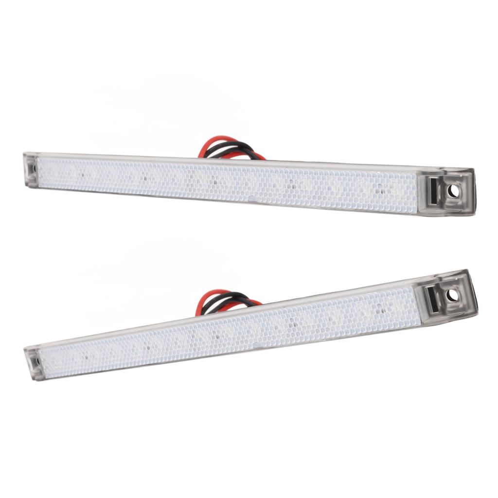 2 Pcs Side Marker Light 12V DC IP65 Waterproof LED Width Indicator Clearance Light for RVs Boats Yachts