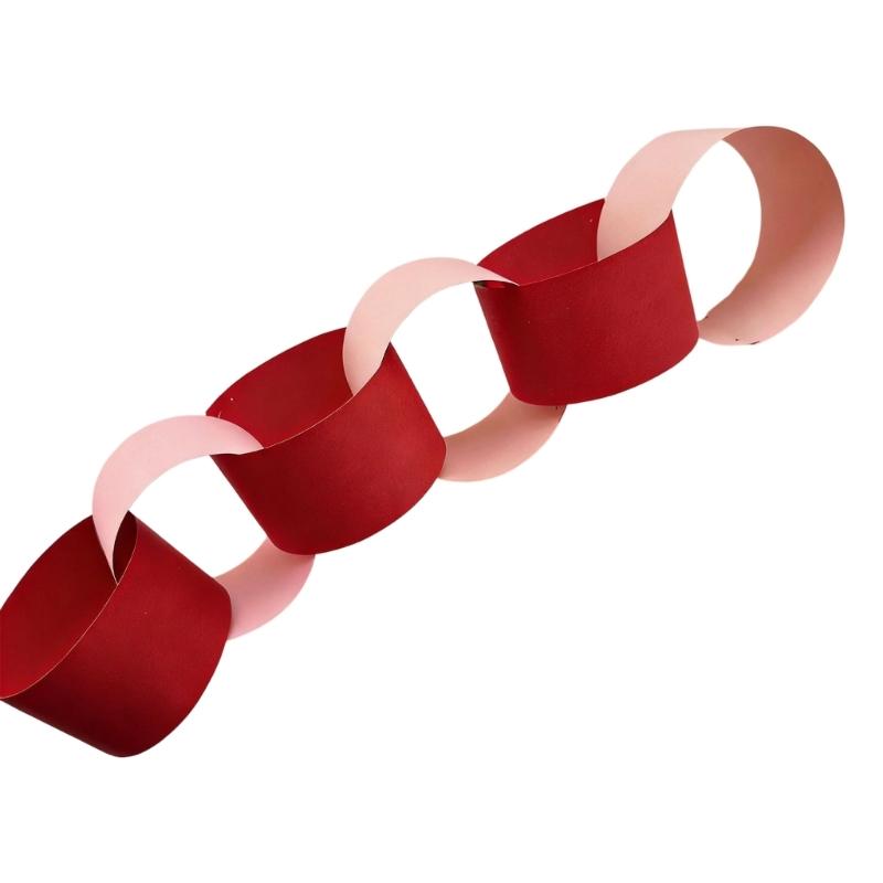Pack Of 100 Colorful Rainbow Paper Chains For Kids Birthday Party Classroom Decorations Preschool Activities And Festival Event