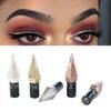 Professionelle Schimmernde Augenliner Kosmetik für Frauen Pigment Silber Roségold Farbe Flüssiger Glitzer Eyeliner Günstiges Make-up Kosmetikartikel