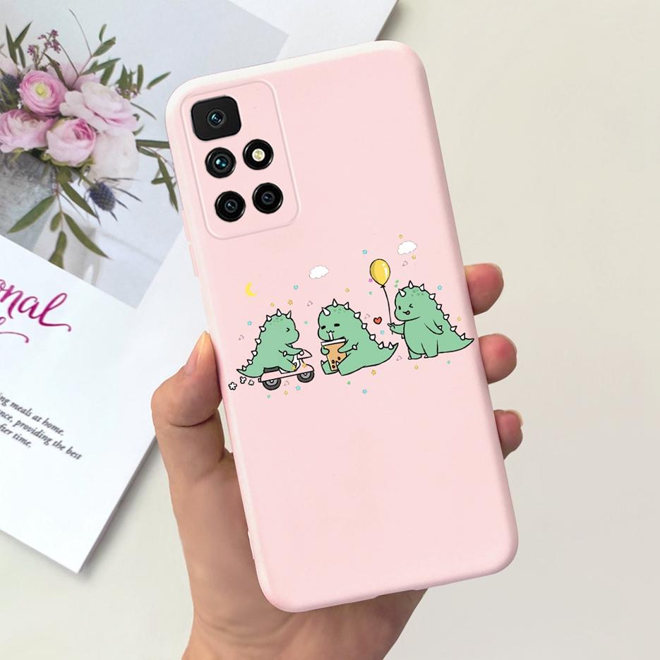 For Xiaomi Redmi 10 2022 Case Cute Astronauts Cartoon Cover Soft Silicone Phone Case For Redmi 10 Prime Redmi10 Back Cover Coque