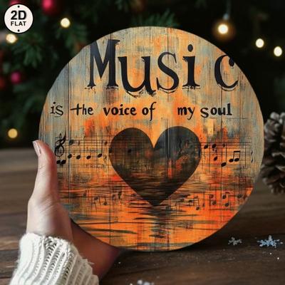 Vintage Vinyl Record Metal Art Painting for Living Room Bar Cafe Wall Decor
