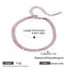 MW Geometry Zircon Link Chain Star Bracelet Heart Full Diamond Waterproof Layered Jewelry Stainless Steel Bracelet for Women