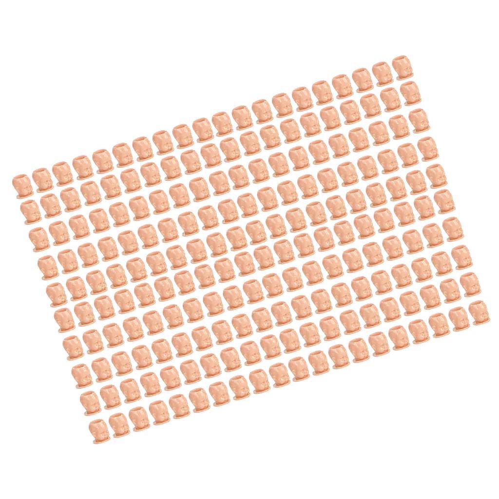 200pcs Tattoo Ink Cups Doll Shaped 20mm Height Flat Base Easy Ink Dipping Color Pigment Cups for