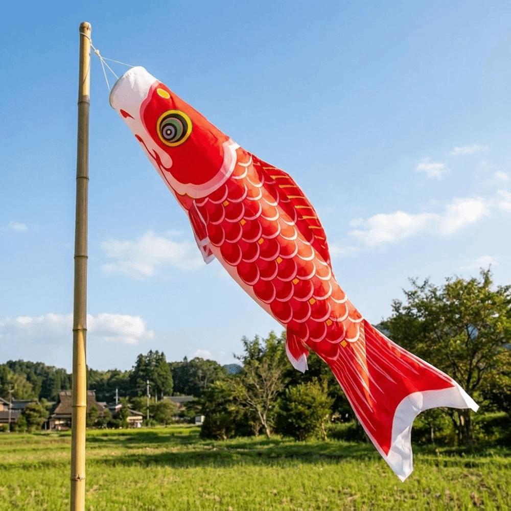 Traditional Carp Spray Windsock Cartoon Carp Wind Sock Flag Fish Flag Wind Chimes  Festival