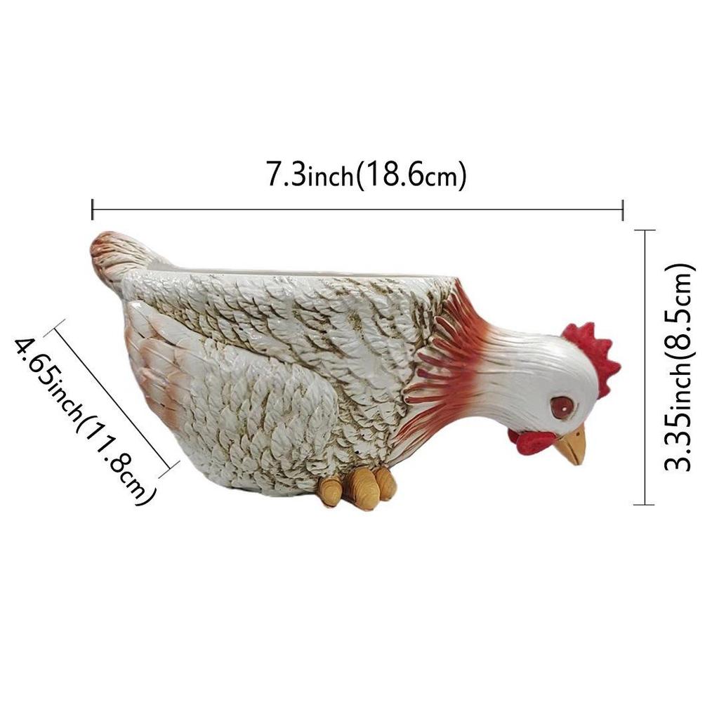 Ceramic Duck Flower Pot Decoration for Courtyard and Garden