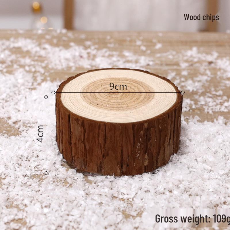 Creative Christmas Tree Decor: Wooden House Ornaments & Family Pendants