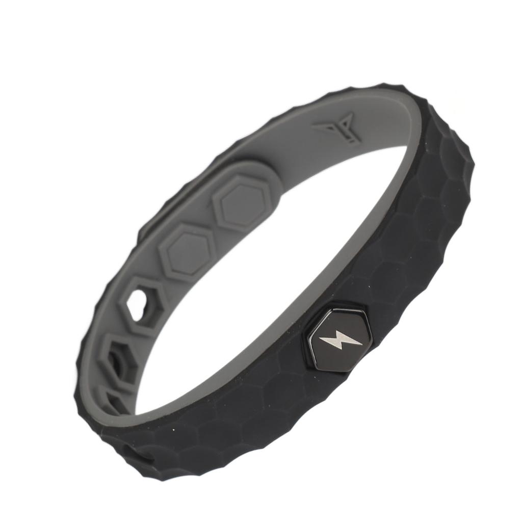 Negative Ions Bracelet Prevent Static Balance Energy Waterproof Lightweight Silicone Sports Wrist Strap for Running Cycling