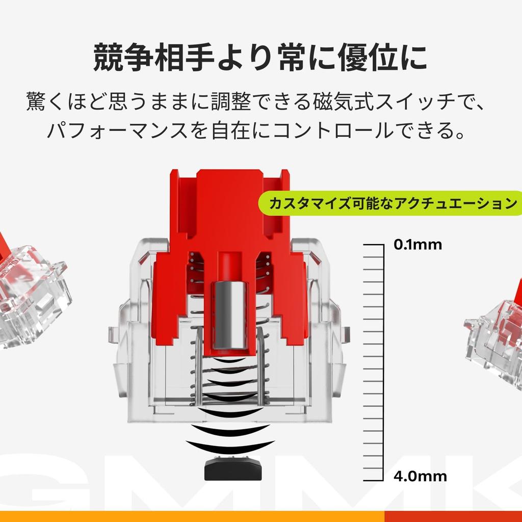 Glorious GMMK 3 PRO HE Prebuilt Wired Black US Layout Gaming Keyboard with Rapid Magnetic KB0835 65% Trigger, Switches,