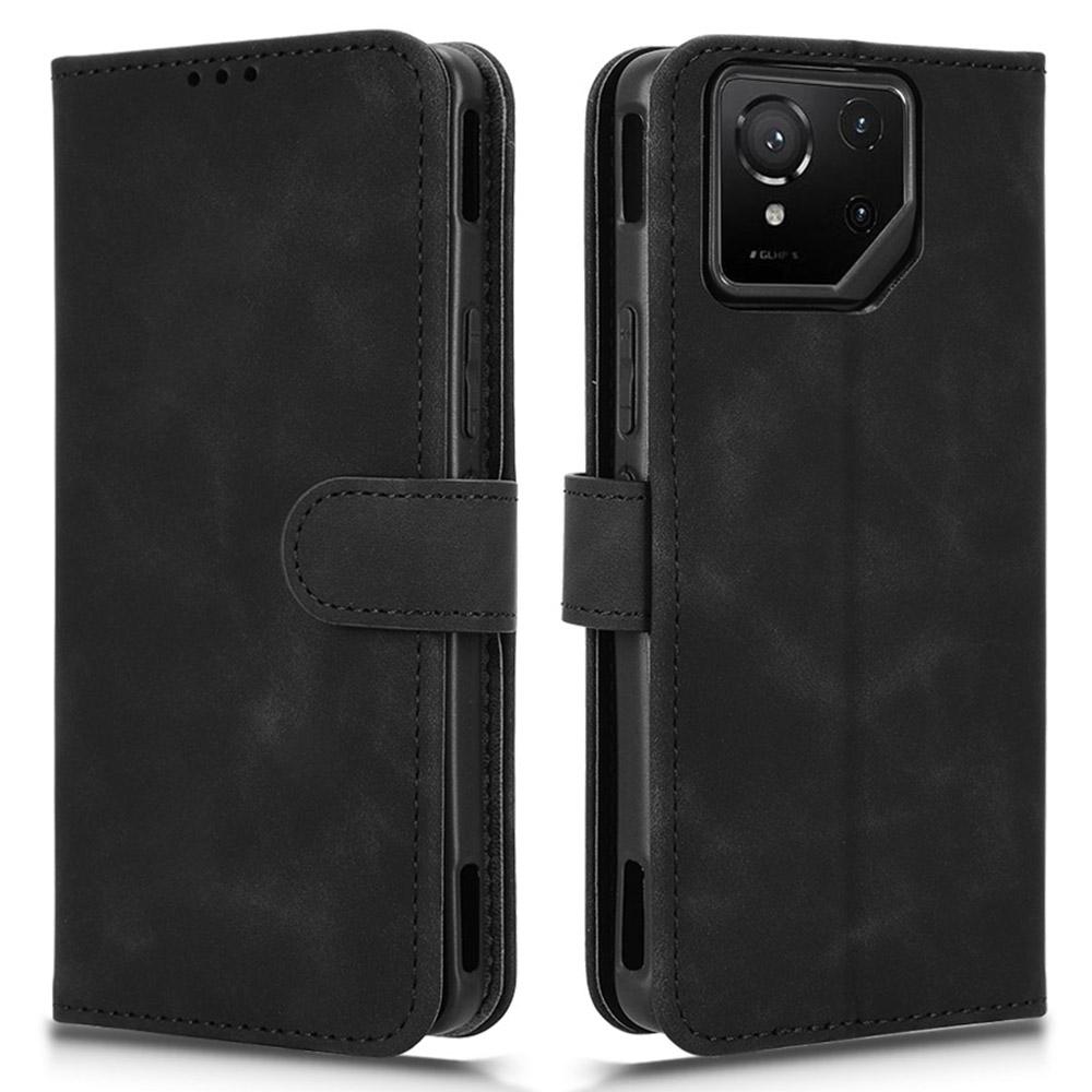 Pro Asus ROG Phone 9 5G Kožené pouzdro Skin Feel Odolné proti pádu Peněženka Flip Kryt na telefon
