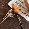 Chinese Style Hulu Hair Stick for Women Girls Vintage Snake Shape Long Tassel Hair Clip Fashion Hanfu Clothing Hair Accessories