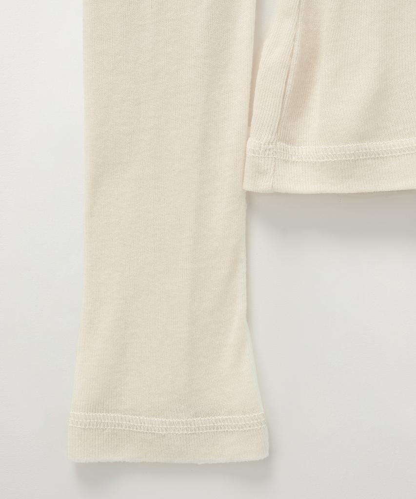 Seteo (W) Slim Fit Layered Long Sleeve Cream