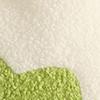 Hugging Pillow Flower Shaped Sponge Filling Soft Thick Decorative Throw Pillow for Sofa White Green
