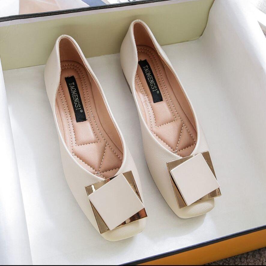 Flat-bottomed French small fragrant single shoes women's shoes 2025 new spring and autumn soft-soled comfortable Doudou shoes gentle evening shoes