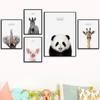 Animal Decoration Sheets Picture Wall Art Poster Children's Canvases Room Paintings For Nursery Decorative Prints Wall Posters No Frame