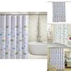 Thickened Fish Waterproof Antimildew Bathroom Curtain Cartoon Shower Partition