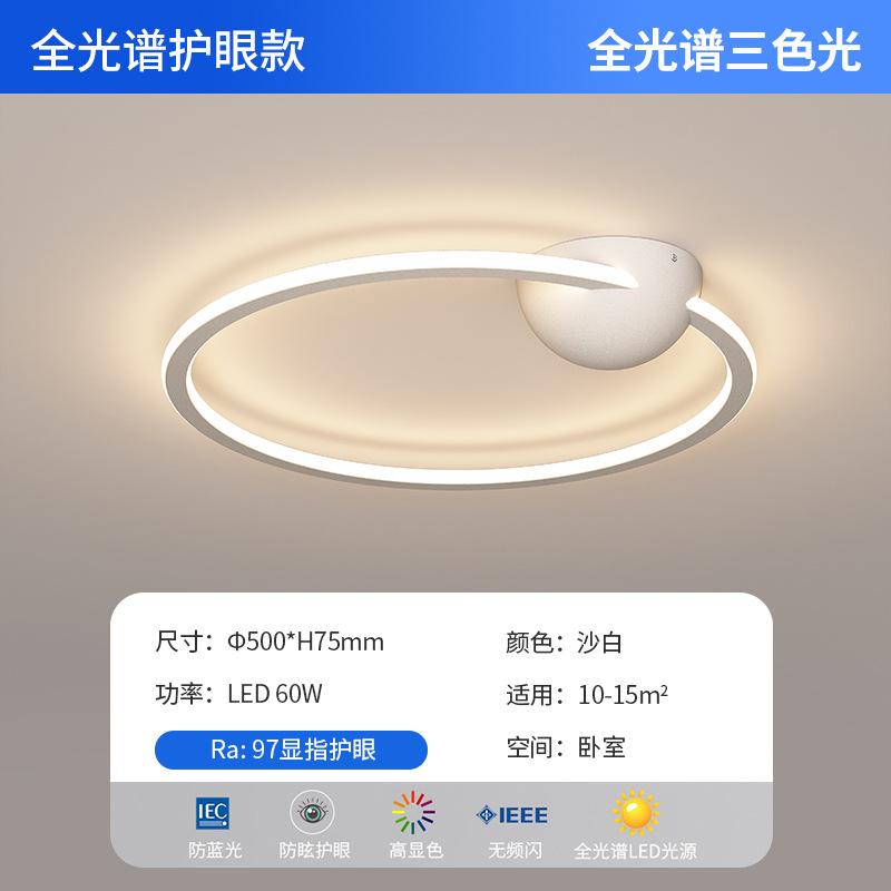 Modern Minimalist Ring Ceiling Light Bedroom Living Dining Kitchen Work Girl Designer Ceiling Lamp Interior LED Lighting Fixture