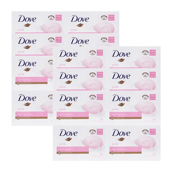 DOVE Soap Pink Beauty Bar 90g 4 Pack x6 / Facial Soap