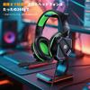 Wired Gaming Headset with High Sound Surround 40mm Lightweight RGB Compatible with Black and Green 3.5mm Jack, Noise-Canceling Microphone, Isolation,