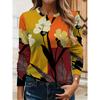 Women Casual Long Sleeve Tops Floral Graphic Geometric Tees Shirts Blouse Crewneck Fall Winter Streetwear Style Y2k Pullover