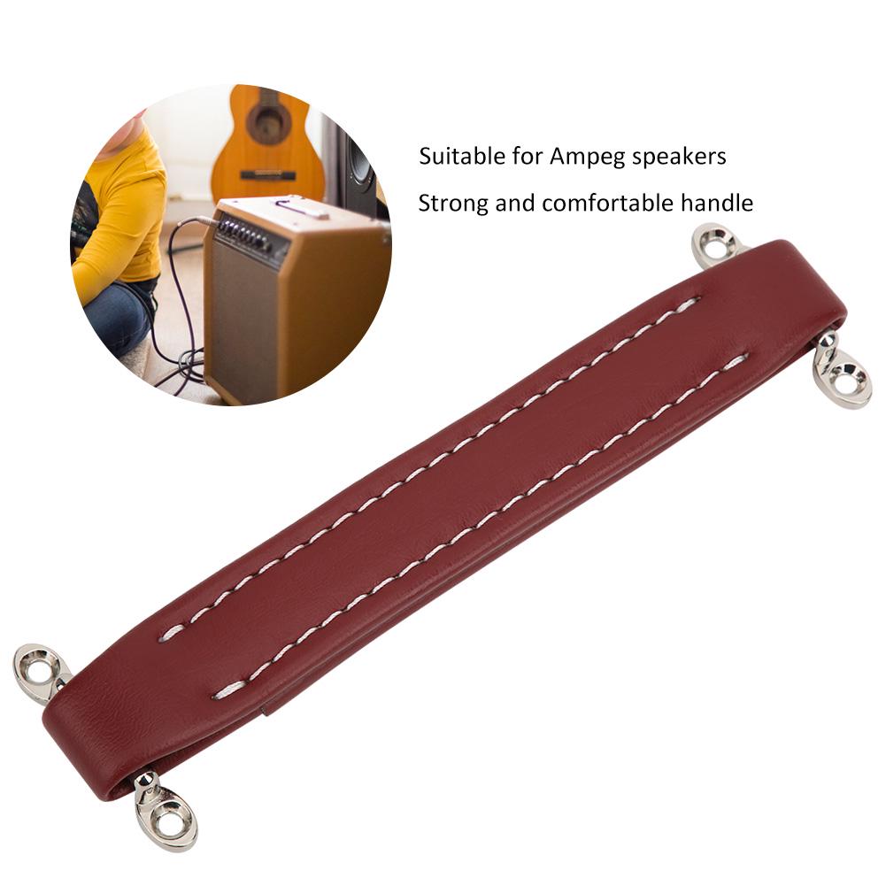 Guitar Speaker Accessory Amp Handle Rough Textured Embossed PU Leather Musical Instruments Parts