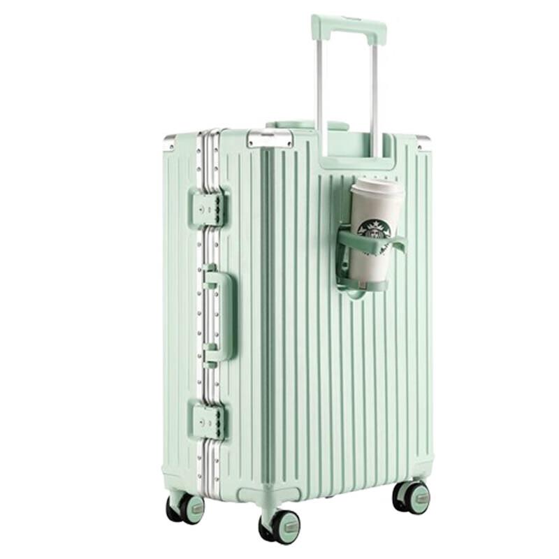 TOBERLIR Aluminum Frame Hardside Luggage 24-inch