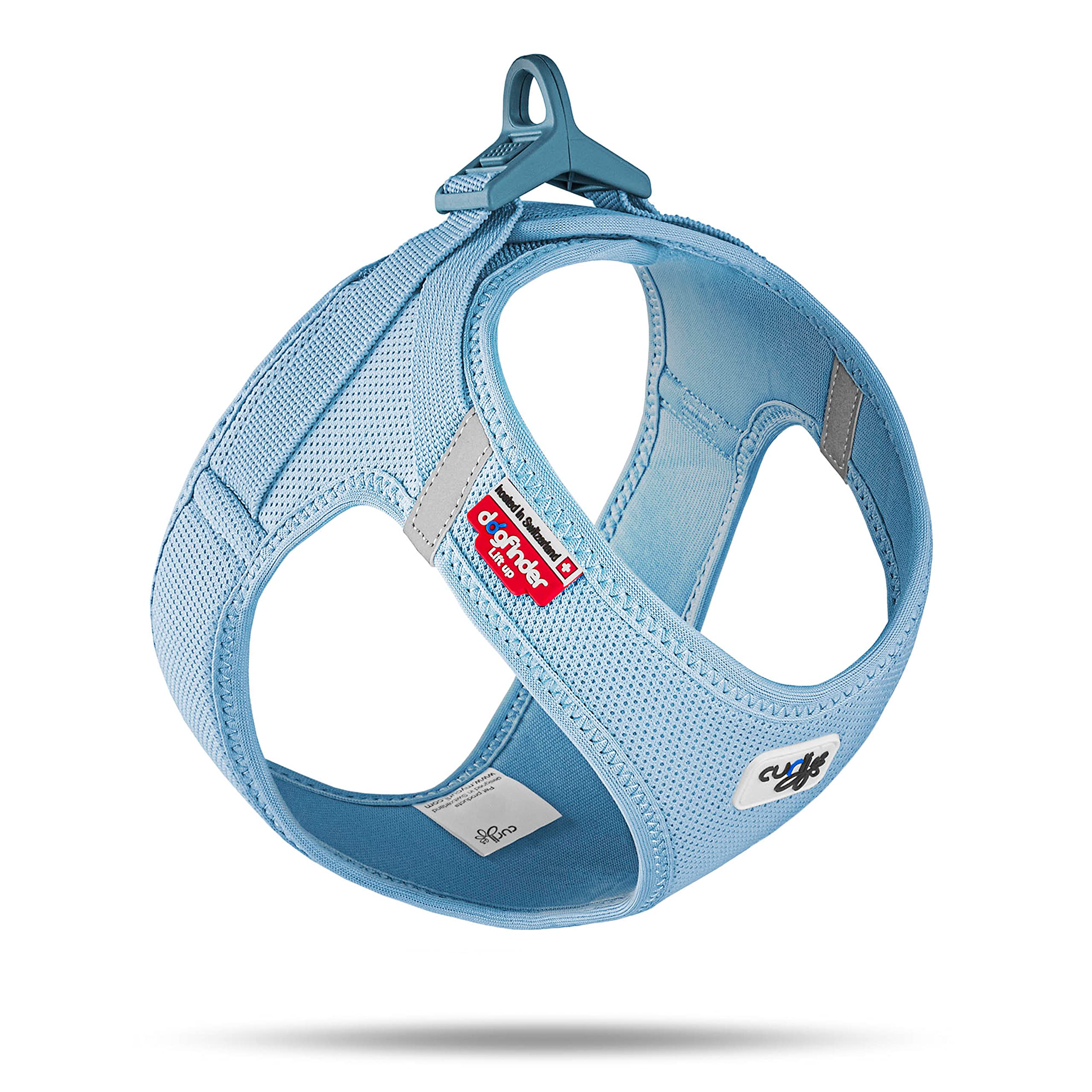 

curli Vest Air Mesh Harness Clasp Sky Blue Medium