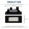 2 Pcs LED License Plate Lights Car Led Signal Lamp Canbus Error Free For Seat Alhambra 2011- Automobiles Parts Accessories