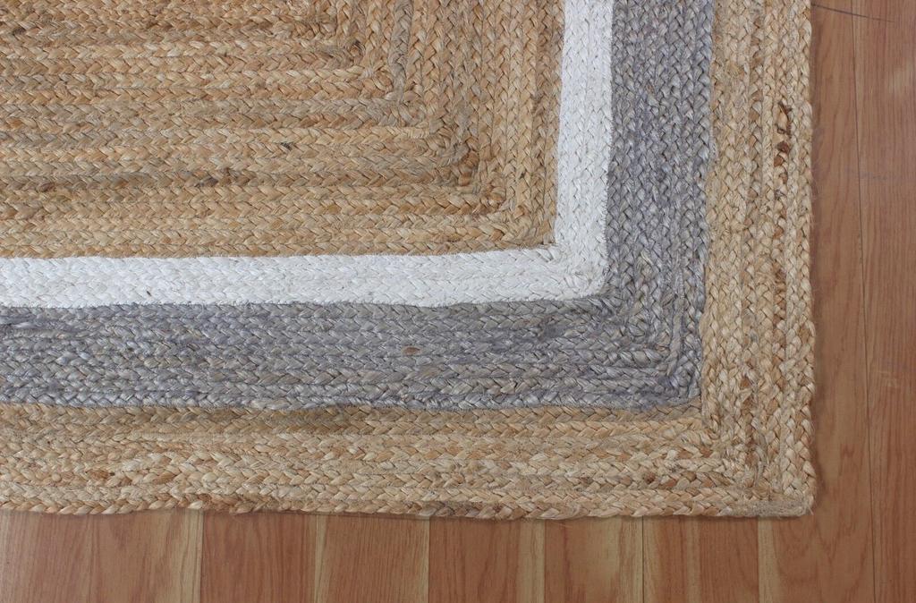Jute Indoor & Outdoor Rug Handmade Natural Rug for Any Space Look Rustik Decor For Any Space Area