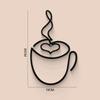 Custom Iron Coffee Wall Art - Indoor Cafe Decoration