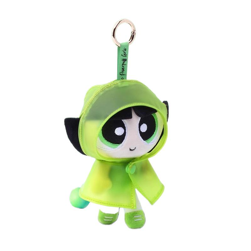 Powerpuff Girls Plush Animal Pendant: Cute Rabbit, Dog, Bear Doll Keychain Figures