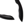 2pcs Steering Wheel Cover Carbon Fiber Color Anti Slip Wear Resistant Stylish Steering Wheel Grip