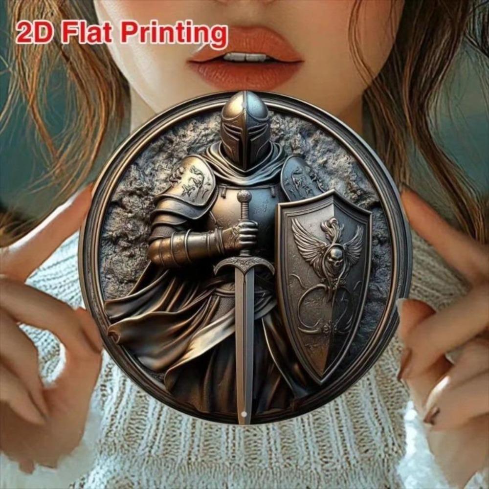 Mittelalterliches Ritter Schwert Schild Metall Wandkunst Heim Büro Garten Dekor Geschenk