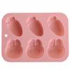 Cartoon Silicone Mold Rabbit Carrot Cookies Chocolate Candy Jelly Mini Soap Ice Cube Tray Kid'S Birthday Cake Decorating Tools