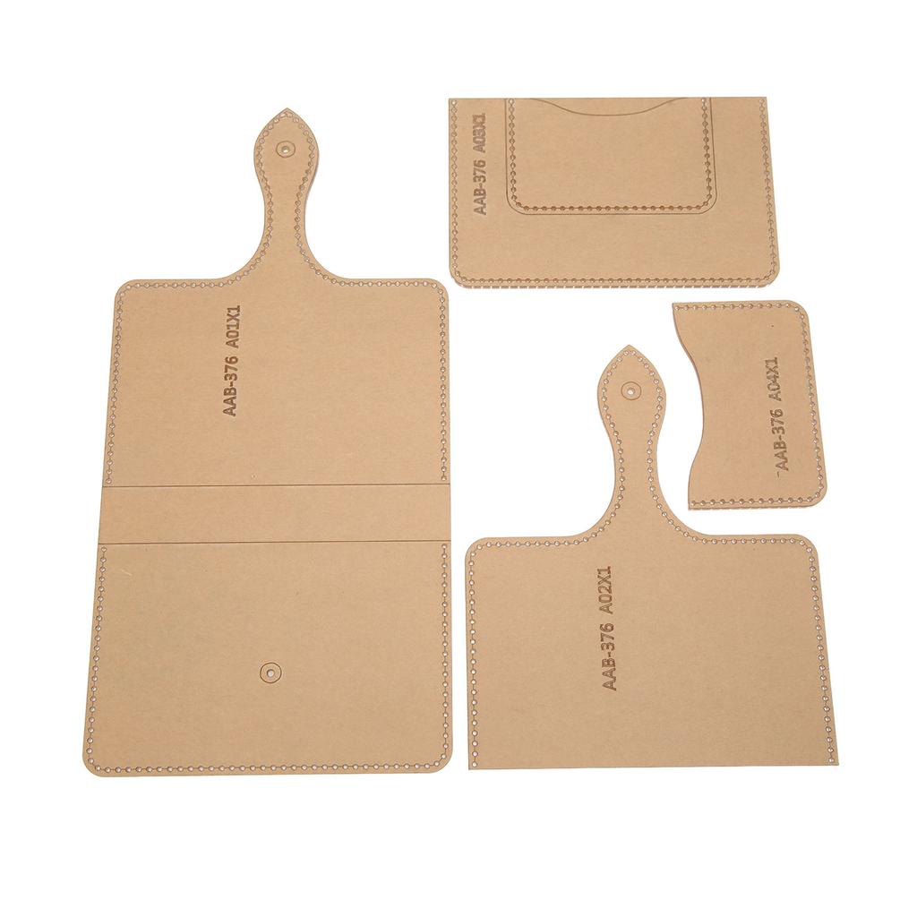Acrylic Bag Template Set Passport Bag Pattern Making Stencil Laser Cutting DIY Leather Craft Tool