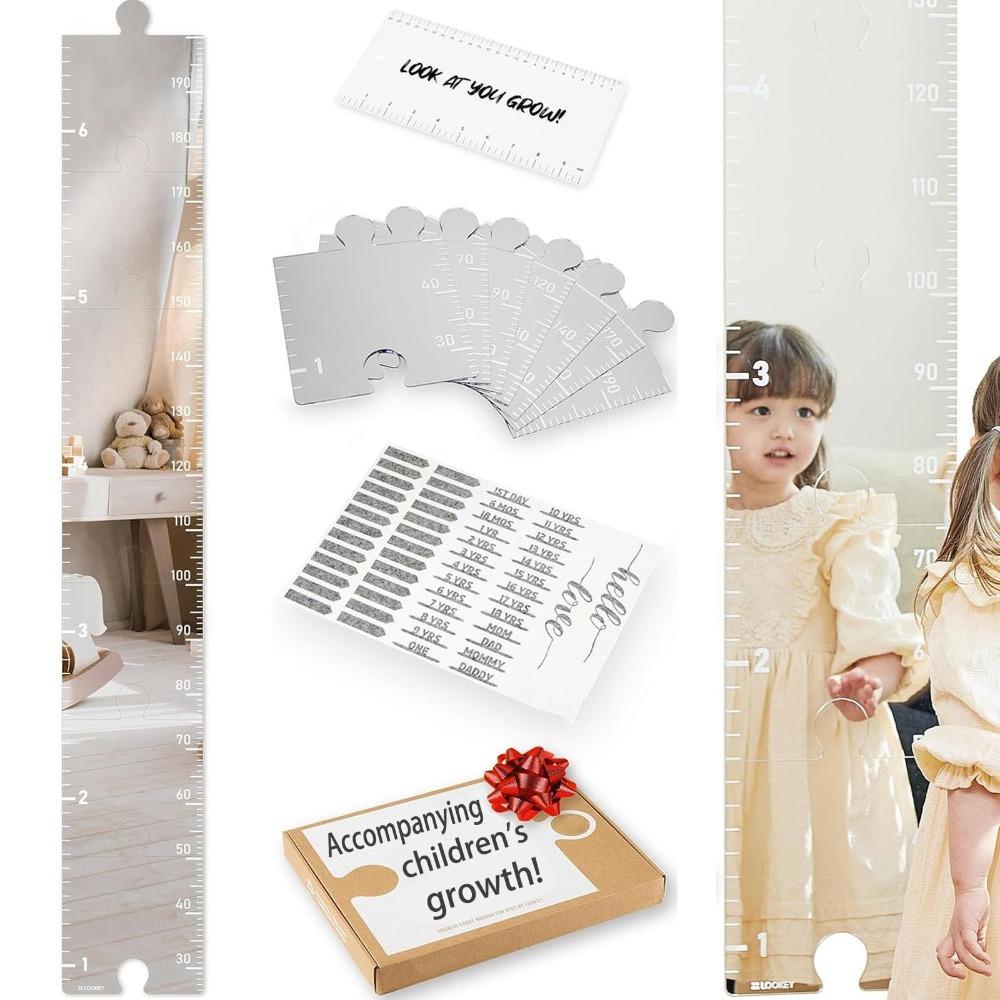Foldable Growth Chart Mirror Growth Chart Puzzle Mirrors Gifts Growth Chart Mirror for Wall