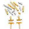 DIY Jewelry Accessories: 2-Color Stainless Steel Slide Tube Clasp, Tassel Connector, Earring Clip, Rail Tail Chain