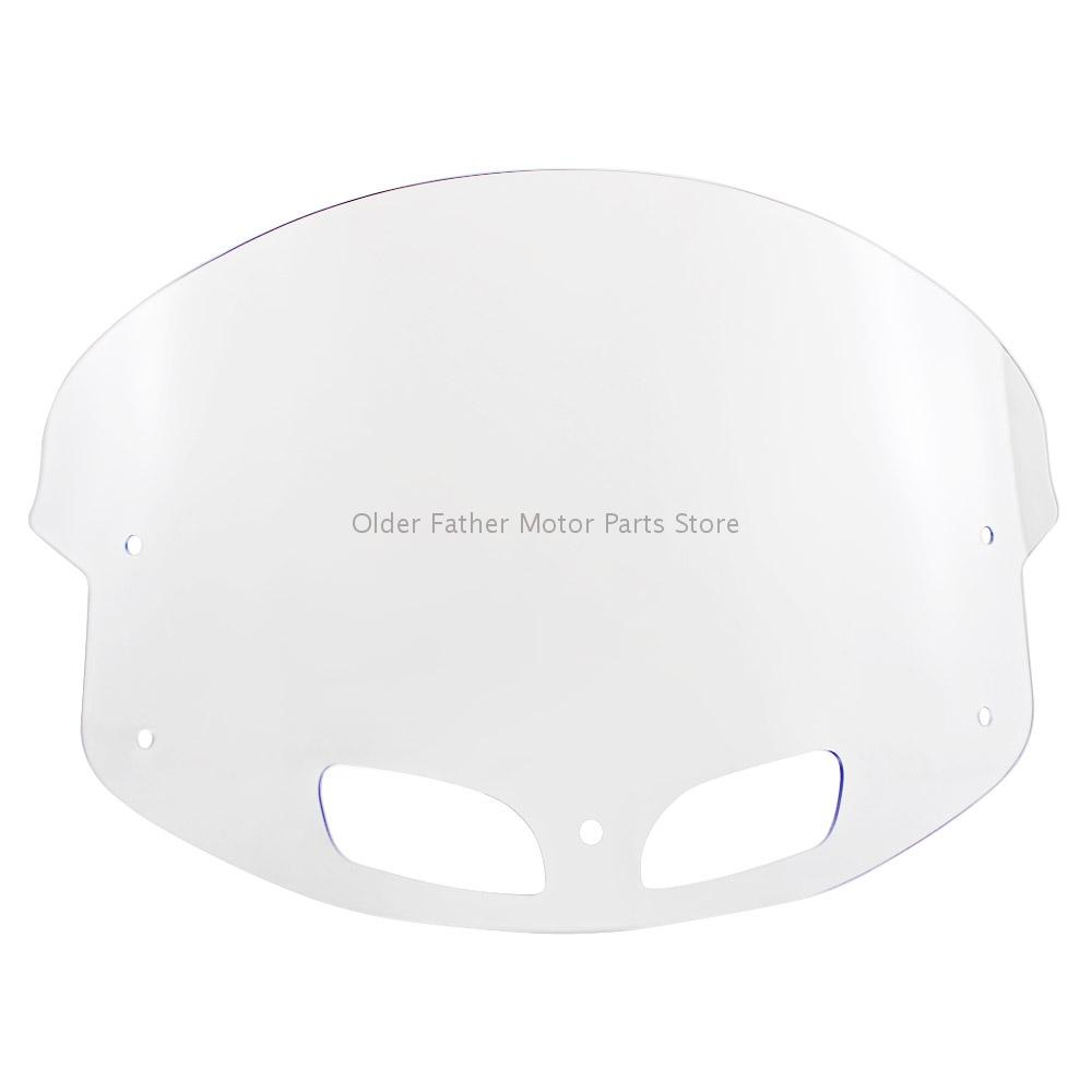14" Motorcycle Windshield Front Fairing Windscreen Wind Deflector For Indian Chieftain Roadmaster Springfield 2014-2019