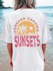 Unisex's Letter & Heart Print Round Neck T-Shirt