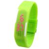 Men Women Fashion Silicone Red LED Sports Bracelet Touch Digital Wrist Watch
