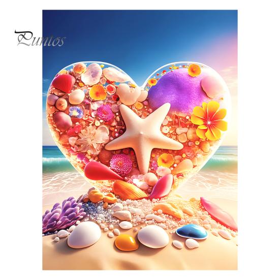 

Картина со стразами 5D Печать морской звезды Полный дрель Блестящие стразы Красочный рождественский стиль DIY Художественные ремесла Ручная работа Горный хрусталь Мозаика Картина Подарки оранжевый