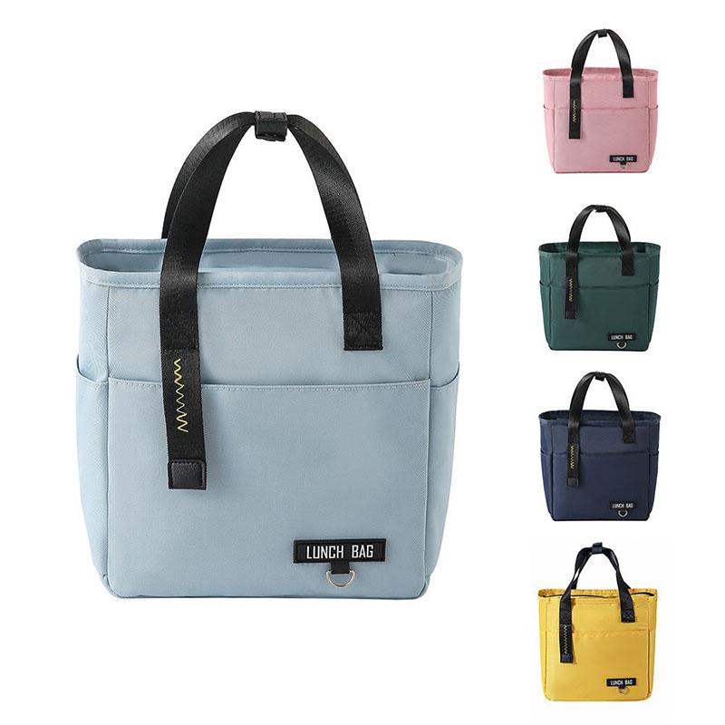 Lunch Thermal Bento Lunch Cooler Bag Adults Insulated Lunch Bag Food Bag for Women Cooler Travel Picnic Handbags WCB16