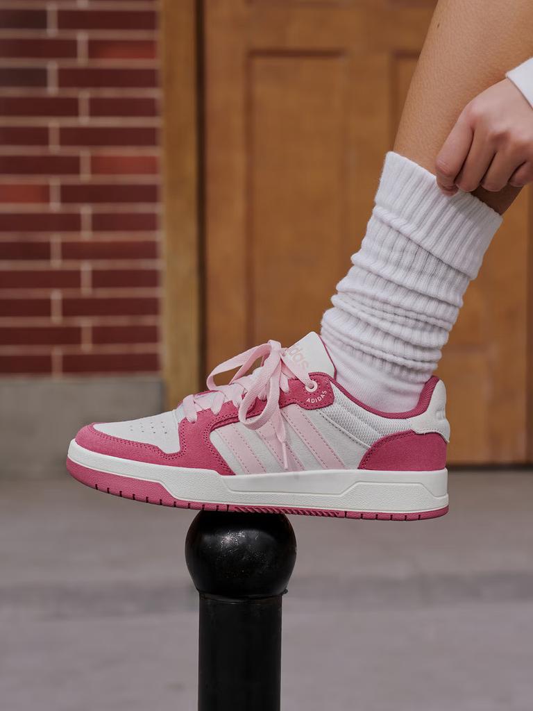 Adidas ENTRAP Campus Style Retro Basketball Sneakers for Men and Women - Model Number KJ6983