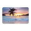 Hawaiian Beach Palm Tree Carpet Ocean Beach Area Rug Tropical Sea Sunset Floor Mat Living Room Home Indoor Mat Bathroom Doormat