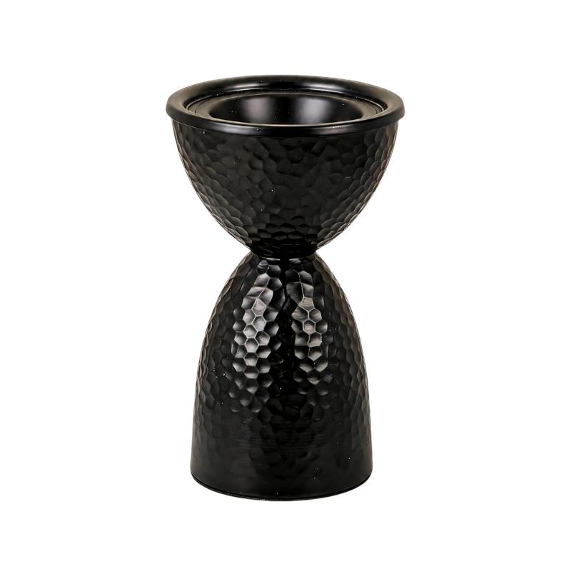 Iron Metalwork Fragrances Vessel with Raised Display Bowl for Living Room, Bedroom, Study and Tea Room Placement Indoors