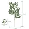 10PCS Artificial Plants Italian Ruscus Greenery Stems Spring Faux Shrub Bushes Green Leaves for Wedding Arch Bouquet Home Decor