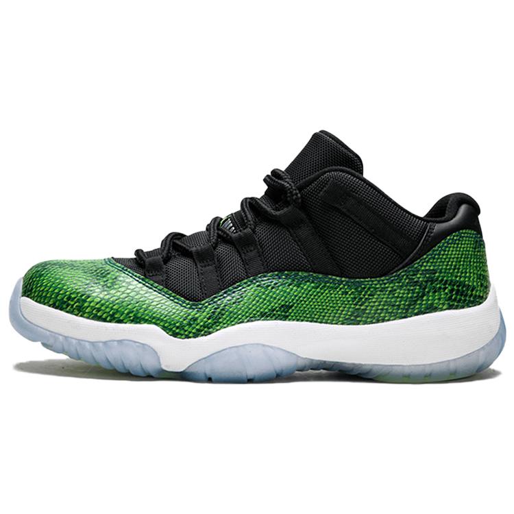 

Jordan 11 Retro Low Green Snakeskin 528895-033 42.5